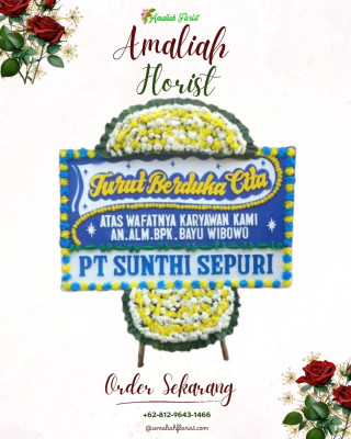 Papan Bunga Duka di Panjang Selatan